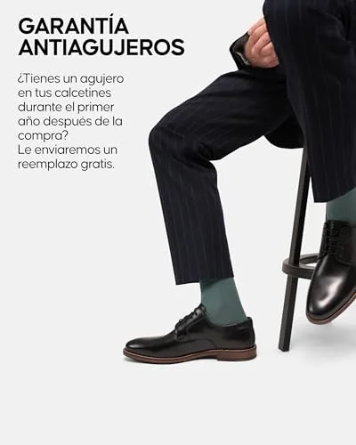 DANISH ENDURANCE ▫️ Meias casuais de bambu, para executivos, embalagem de 6 pares 4