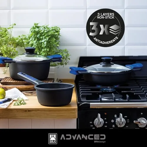BRA ▫️ Advanced | Panela funda de 28 cm em alumínio fundido 2