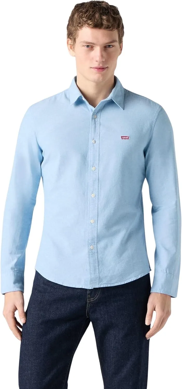 Levi's ▫️ Camisa de manga comprida Battery Housemark Slim para homem