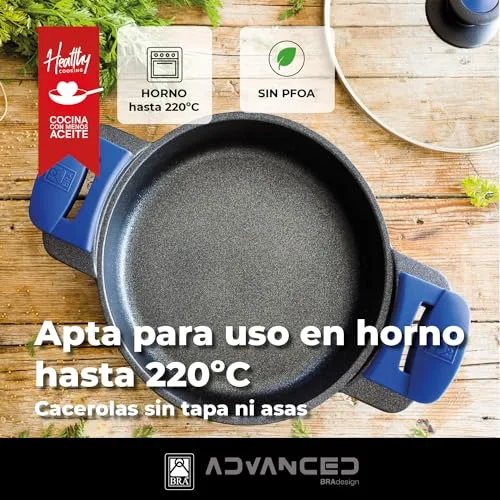 BRA ▫️ Advanced | Panela rasa de 32 cm em alumínio fundido 3