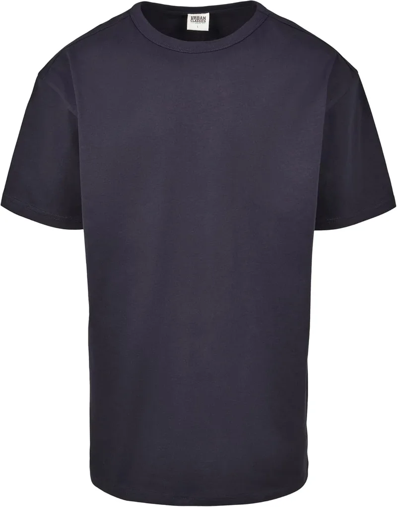 Urban Classics ▫️ T-shirt básica de manga curta, gola redonda regular, algodão grosso, comprimento regular, folgada, homem, moderna, em várias cores, tamanhos XS - 5XL