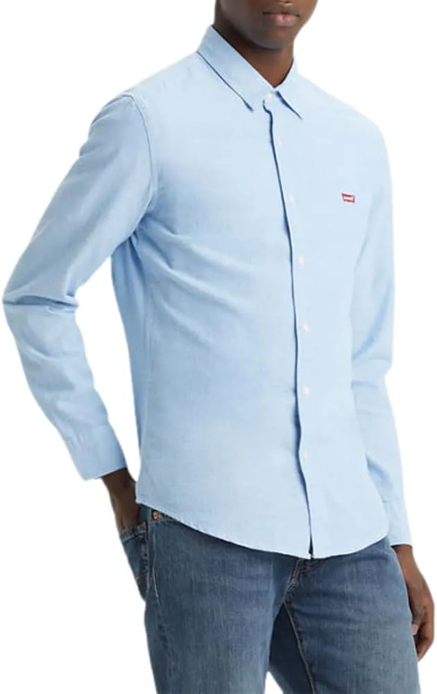 Levi's ▫️ Camisa de manga comprida Battery Housemark Slim para homem