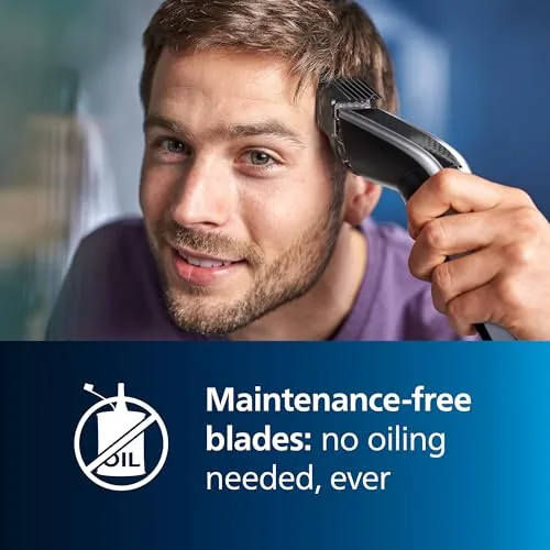 PHILIPS ▫️ Série 5000 Hc5630/15 - Cortador de cabelo, 28 configurações de comprimento para o estilo desejado, 90 minutos de utilização sem fio, inclui 3 pentes-guia e estojo 6