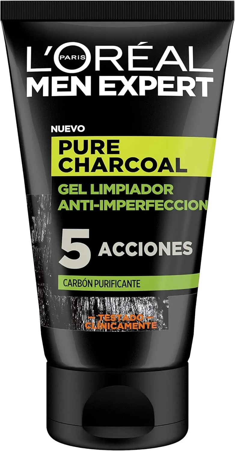 L'OREAL ▫️ MEN EXPERT carvão vegetal puro gel de limpeza purificante 100 ml