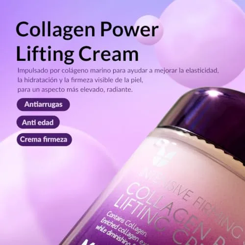 MIZON ▫️ [] Creme Power Lifting de Colagénio (75 ml) Hidratante Intensivo com 75 % de Extrato de Colagénio Marinho, Produto de Beleza Coreano (Collagen Power Lifting Cream) 2