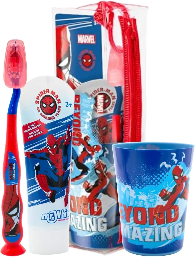 Mr White ▫️ Jr - Estojo com conjunto do Homem-Aranha