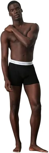 Calvin Klein ▫️ Cuecas boxer para homem, embalagem de 3 peças, Trunks, Roupa interior 6