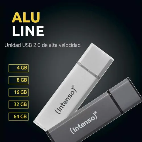 Intenso ▫️ ALU LINE 3521480 2PACK - Pen USB 2