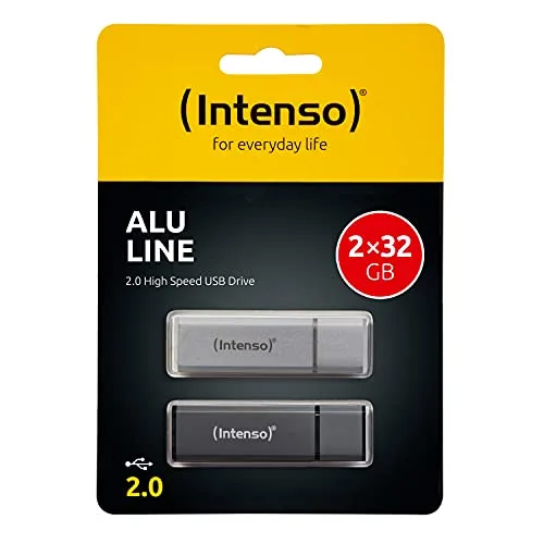 Intenso ▫️ ALU LINE 3521480 2PACK - Pen USB 6