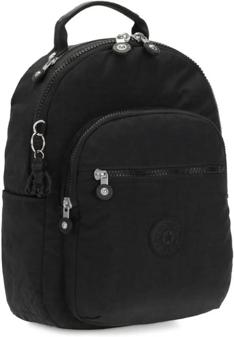 Kipling ▫️ Seoul S Mochila Pequena, Black Noir (Preto)
