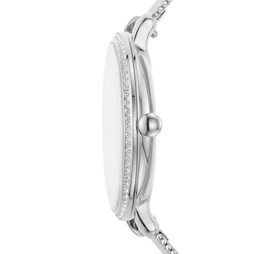 Fossil ▫️ Relógio Jacqueline para mulher, movimento de quartzo de três ponteiros com bracelete em aço inoxidável 2