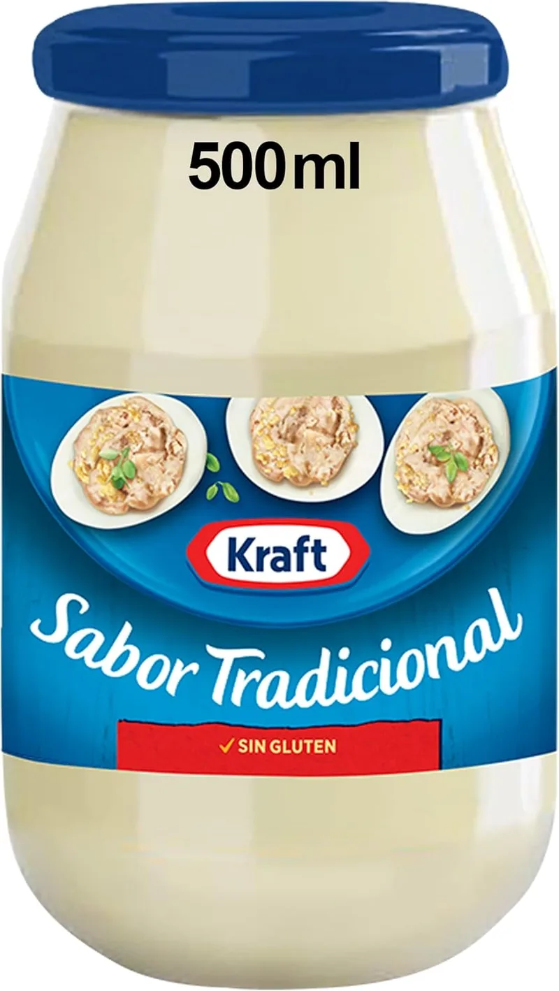 Kraft ▫️ Salsa Maionese Sabor Tradicional Garrafa de 500ml