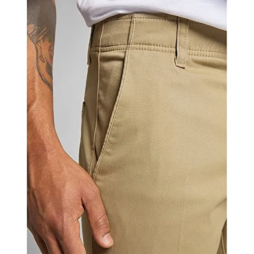Lee ▫️ Calças de ganga para homem - Corte slim reto - Slim chino - Arcilla 5