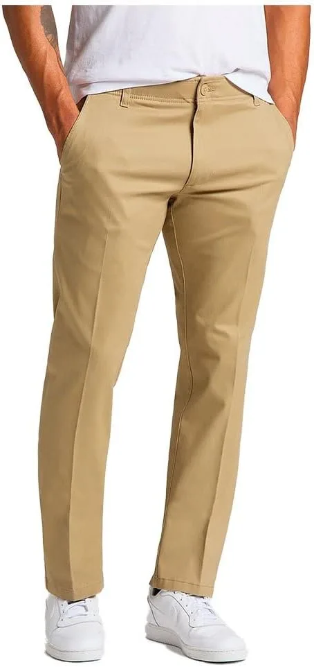 Lee ▫️ Calças de ganga para homem - Corte slim reto - Slim chino - Arcilla