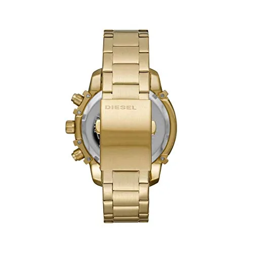Diesel ▫️ Relógio de marca para homem, movimento cronógrafo de quartzo com bracelete em aço inoxidável 2