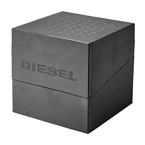 Diesel ▫️ Relógio de marca para homem, movimento cronógrafo de quartzo com bracelete em aço inoxidável 4