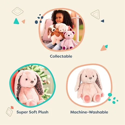 B. toys ▫️ Happyhues Butterscotch Bunny, Coelhinho de peluche lavável 5
