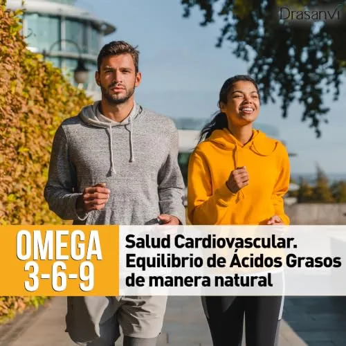 Drasanvi ▫️ Omega 3-6-9 Nutrabasics com óleo de onagra e de linhaça em 24 cápsulas 2