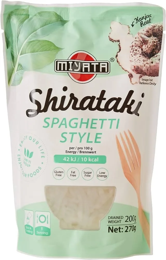 Miyata ▫️ Shirataki, Esparguete de Farinha de Konjac 270 g