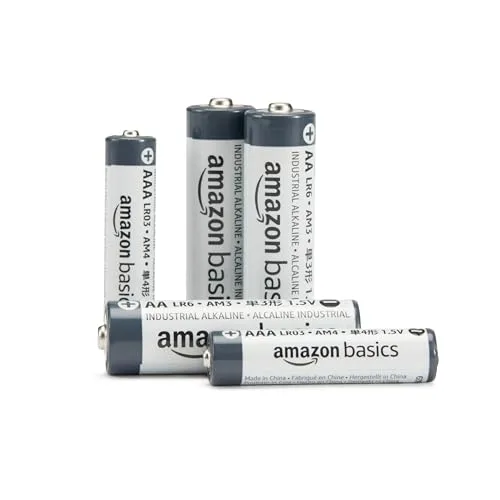 Amazon Basics ▫️ Embalagem de 150 pilhas alcalinas industriais AA, 1,5 volts, vida útil de 5 anos 4