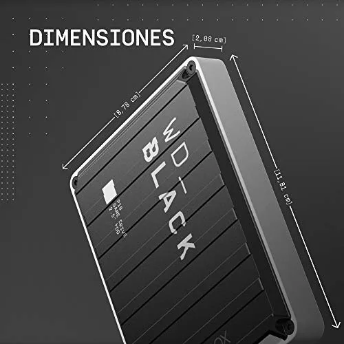 Western Digital ▫️ WD BLACK P10 5 TB Game Drive para Xbox One, para aceder à sua coleção de jogos da Xbox em qualquer lugar; a compra inclui 1 mês de subscrição do Xbox Game Pass Ultimate 3