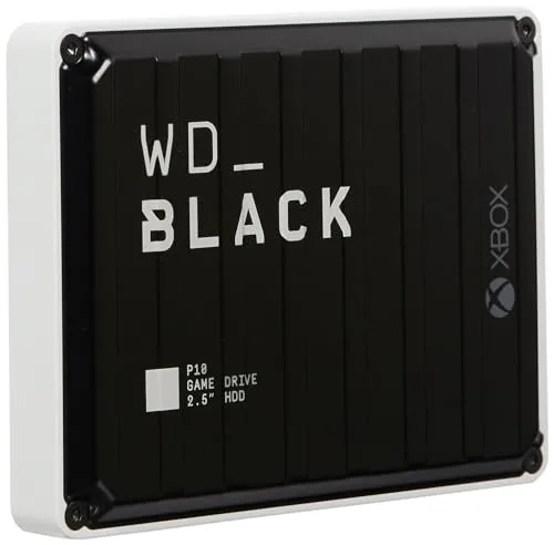 Western Digital ▫️ WD BLACK P10 5 TB Game Drive para Xbox One, para aceder à sua coleção de jogos da Xbox em qualquer lugar; a compra inclui 1 mês de subscrição do Xbox Game Pass Ultimate 4