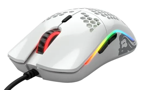 GLORIOUS ▫️ Modelo O – Rato de jogos superleve e pequeno com fio (branco) 3