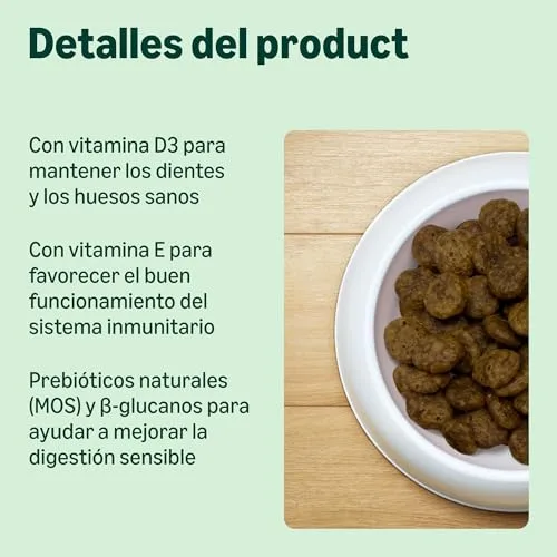 by Amazon ▫️ da Amazon - Ração seca para gatos adultos com frango fresco, receita sem cereais, 3 kg (embalagem de 1) (anteriormente da marca Lifelong, o mesmo produto) 2
