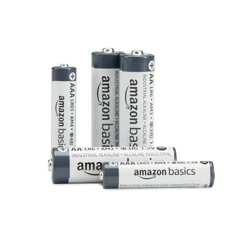Amazon Basics ▫️ Embalagem de 300 pilhas alcalinas industriais AAA, 1,5 volts, com uma vida útil de 5 anos 4