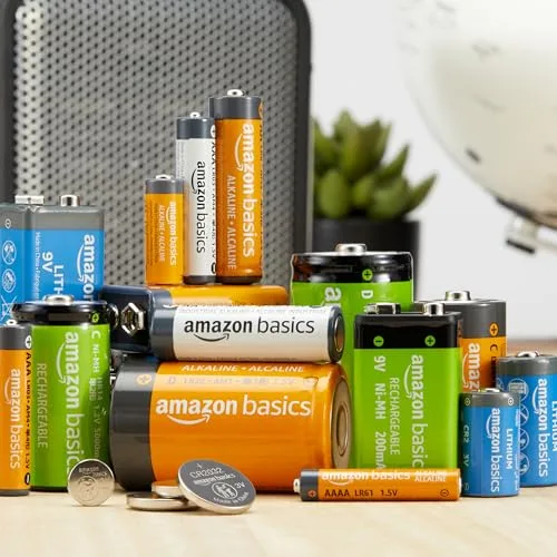 Amazon Basics ▫️ Embalagem de 300 pilhas alcalinas industriais AAA, 1,5 volts, com uma vida útil de 5 anos 5