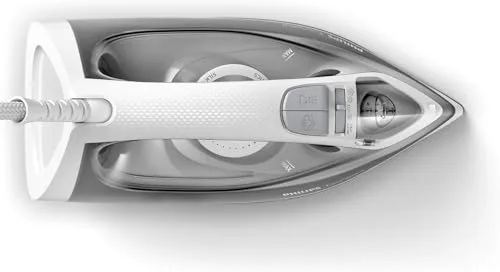 PHILIPS ▫️ Ferro a vapor EasySpeed, potência de 2000 W, jato de vapor de 100 g, depósito de água de 220 ml, base cerâmica resistente a riscos, sistema antigotejamento, controlo Calc-Clean (GC1751/80) 3