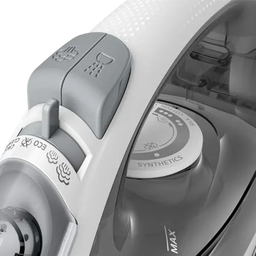 PHILIPS ▫️ Ferro a vapor EasySpeed, potência de 2000 W, jato de vapor de 100 g, depósito de água de 220 ml, base cerâmica resistente a riscos, sistema antigotejamento, controlo Calc-Clean (GC1751/80) 5