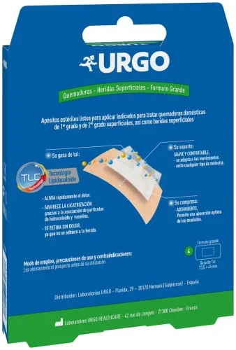 Urgo ▫️ Queimaduras e Feridas Superficiais - 4 pensos 2