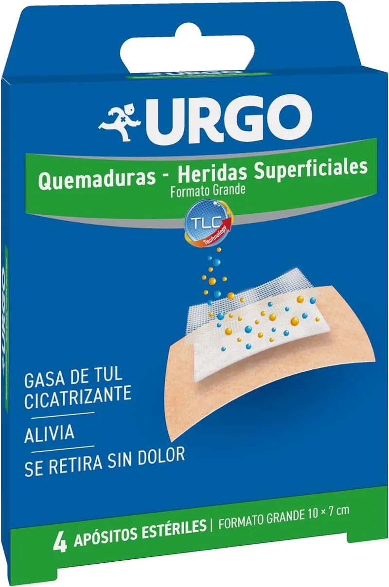 Urgo ▫️ Queimaduras e Feridas Superficiais - 4 pensos