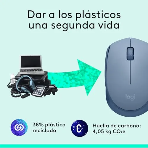 Logitech ▫️ M171 Rato sem fios para PC, Mac e computador portátil 4