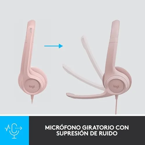 Logitech ▫️ Auscultadores com fio H390 para PC/portátil 3
