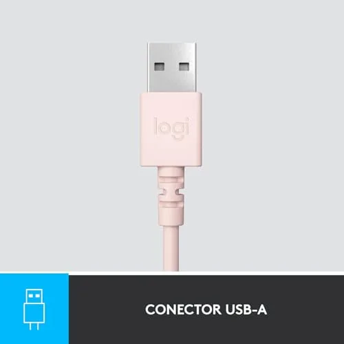Logitech ▫️ Auscultadores com fio H390 para PC/portátil 6