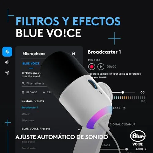 Logitech G ▫️ Yeti GX, microfone dinâmico RGB com LIGHTSYNC para jogos 4