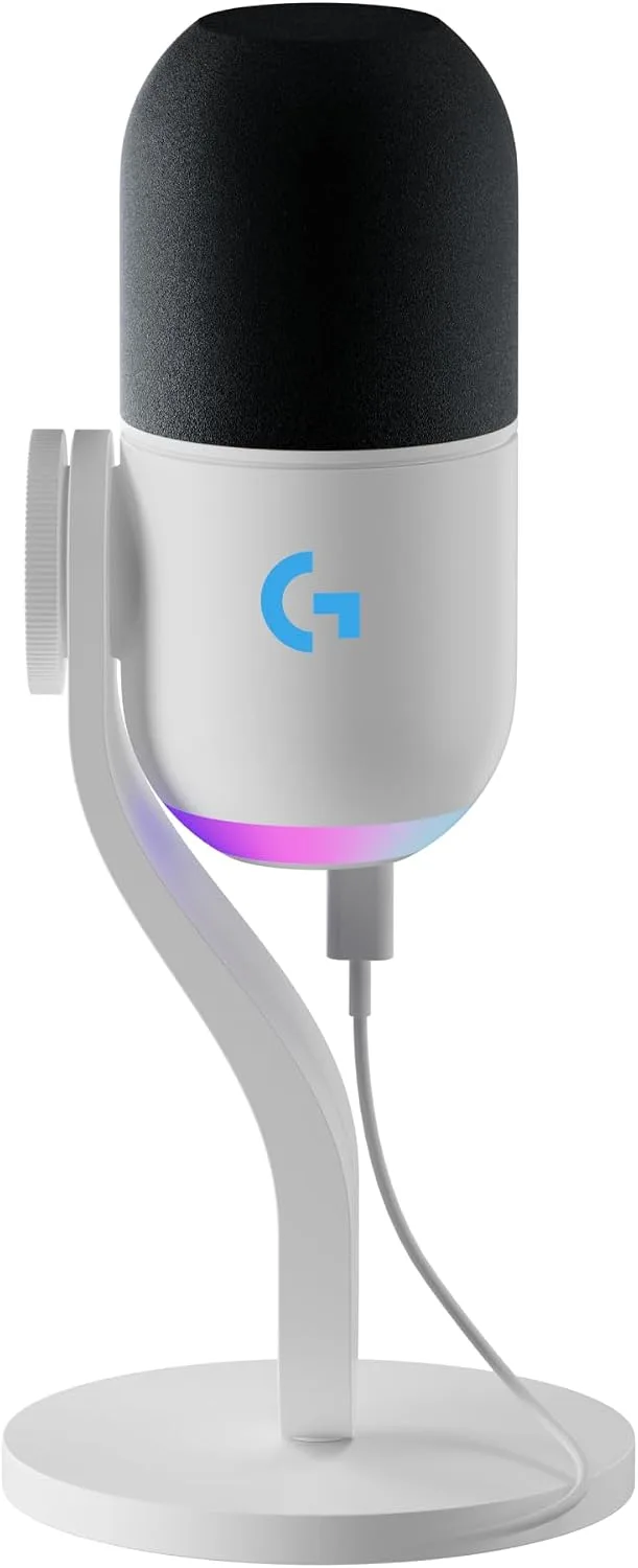 Logitech G ▫️ Yeti GX, microfone dinâmico RGB com LIGHTSYNC para jogos