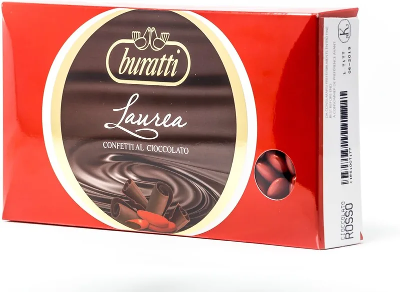 Buratti Confetti ▫️ Chocolates Confetti Buratti com Açúcar, Vermelhos, 1000 g