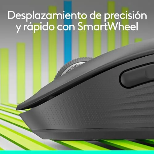 Logitech ▫️ Signature M650 L – rato sem fios de tamanho normal (Grafite) 2