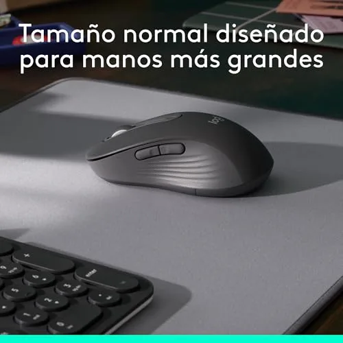 Logitech ▫️ Signature M650 L – rato sem fios de tamanho normal (Grafite) 3