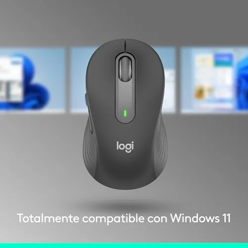 Logitech ▫️ Signature M650 L – rato sem fios de tamanho normal (Grafite) 4