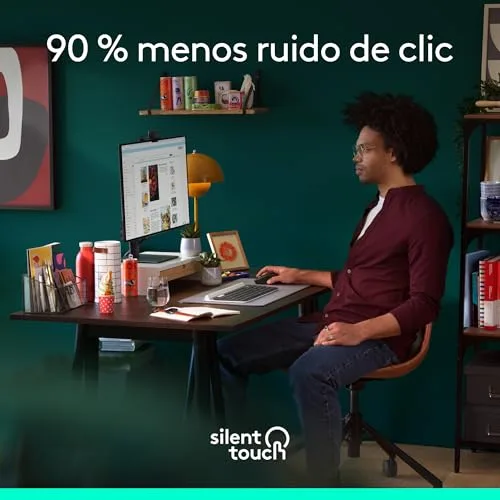 Logitech ▫️ Signature M650 L – rato sem fios de tamanho normal (Grafite) 5