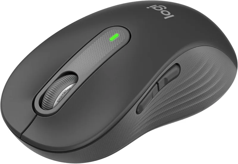 Logitech ▫️ Signature M650 L – rato sem fios de tamanho normal (Grafite)