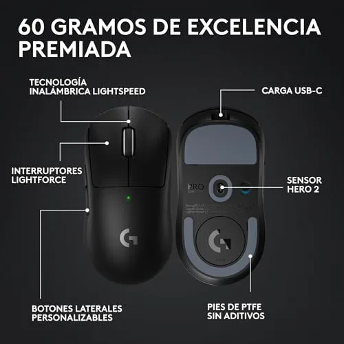 Logitech G ▫️ Pro X Superlight 2, rato sem fios para jogos 6