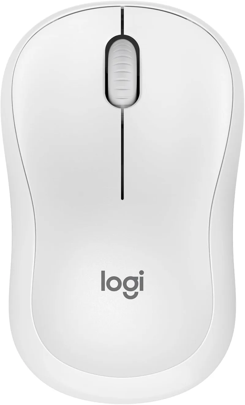 Logitech ▫️ M240 Silent Bluetooth Mouse, sem fios, compacto, portátil, rastreio suave, 18 meses de duração da bateria, Windows, macOS, ChromeOS, compatível com PC, Mac, portáteis, tablets - Branco