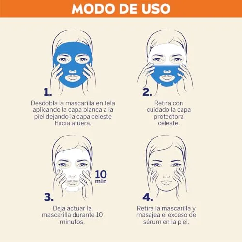 NIVEA ▫️ Q10 Energy Máscara de Tecido com Vitamina C (1 unidade) - Máscara Antirrugas, 3 Efeitos Instantâneos, Coenzima Q10, Vitaminas - Pele Seca, Mista, Normal - 1 Unidade 5