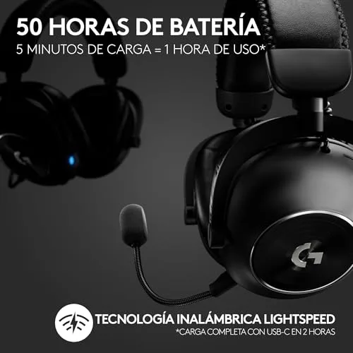 Logitech G ▫️ Auscultadores sem fios para jogos Pro X 2 Lightspeed 3