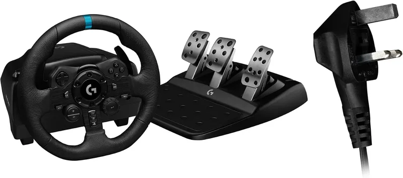 Logitech G ▫️ G923 Volante e Pedais de Corrida